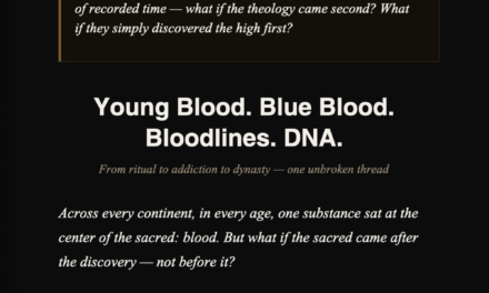 YOUNG BLOOD. BLUE BOOD. BLOODLINES. DNA